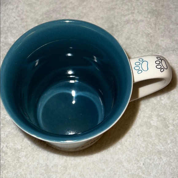 Rottweiler Mom Dog Mug - White and Blue - Picture 2 of 8